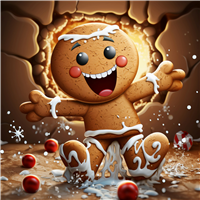 Crumb Crusher Badge Badge